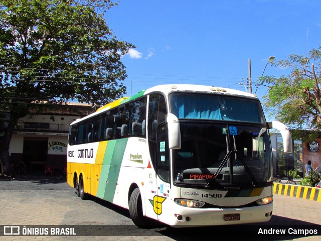 Empresa Gontijo de Transportes 14500 na cidade de Pirapora, Minas Gerais, Brasil, por Andrew Campos. ID da foto: 10306010.