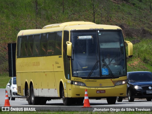 Viação Itapemirim 45601 na cidade de Lavrinhas, São Paulo, Brasil, por Jhonatan Diego da Silva Trevisan. ID da foto: 10304419.