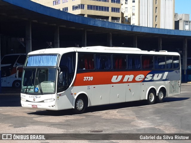 Unesul de Transportes 3730 na cidade de Porto Alegre, Rio Grande do Sul, Brasil, por Gabriel da Silva Ristow. Número da foto: #10305887.