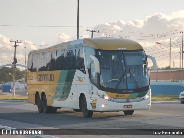 Empresa Gontijo de Transportes 18325 na cidade de Maceió, Alagoas, Brasil, por Luiz Fernando. ID da foto: 10305022.