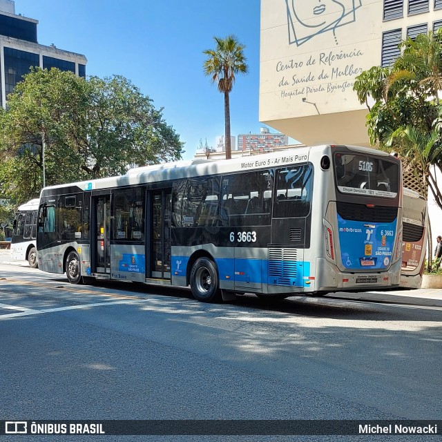 Viação Paratodos > São Jorge > Metropolitana São Paulo > Mobibrasil 6 3663 na cidade de São Paulo, São Paulo, Brasil, por Michel Nowacki. Número da foto: #10305913.