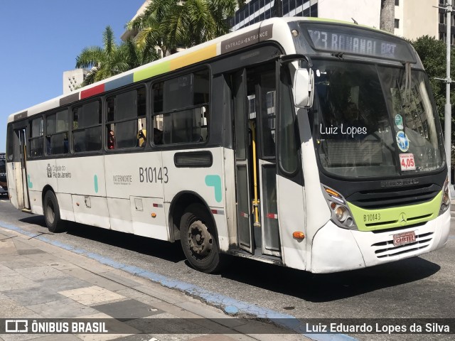 Transportes Paranapuan B10143 na cidade de Rio de Janeiro, Rio de Janeiro, Brasil, por Luiz Eduardo Lopes da Silva. Número da foto: #10305646.