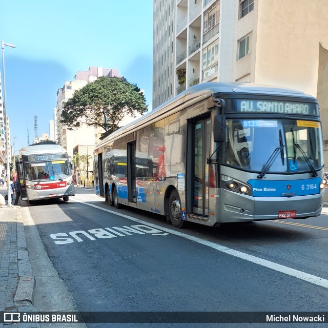 Viação Paratodos > São Jorge > Metropolitana São Paulo > Mobibrasil 6 3164 na cidade de São Paulo, São Paulo, Brasil, por Michel Nowacki. Número da foto: #10305886.