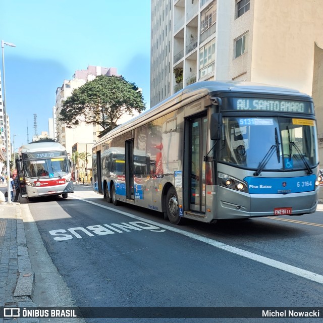 Viação Paratodos > São Jorge > Metropolitana São Paulo > Mobibrasil 6 3164 na cidade de São Paulo, São Paulo, Brasil, por Michel Nowacki. ID da foto: 10305886.