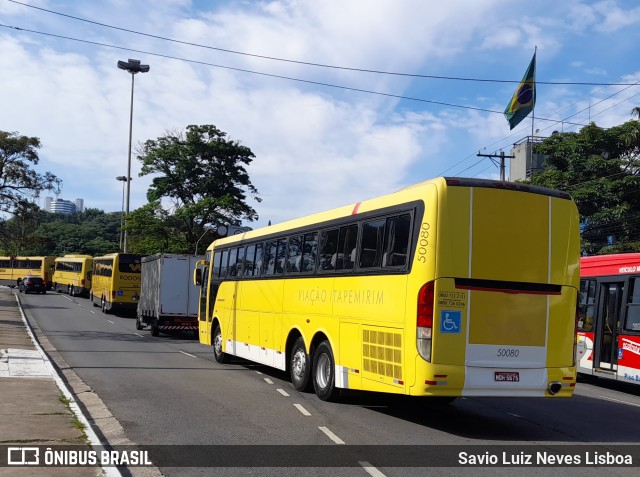 Viação Itapemirim 50080 na cidade de São Paulo, São Paulo, Brasil, por Savio Luiz Neves Lisboa. ID da foto: 10303455.