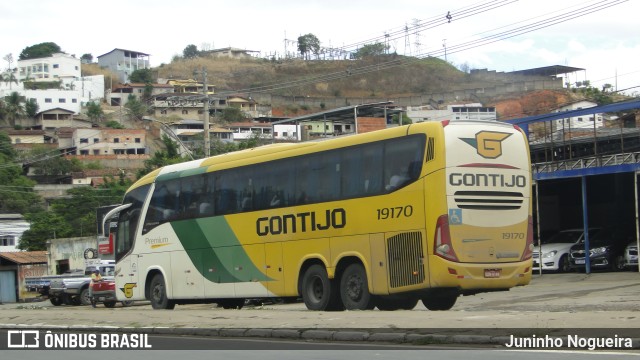 Empresa Gontijo de Transportes 19170 na cidade de Teófilo Otoni, Minas Gerais, Brasil, por Juninho Nogueira. ID da foto: 10303531.