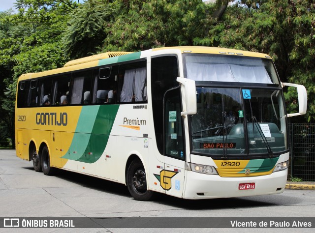 Empresa Gontijo de Transportes 12920 na cidade de São Paulo, São Paulo, Brasil, por Vicente de Paulo Alves. ID da foto: 10306067.