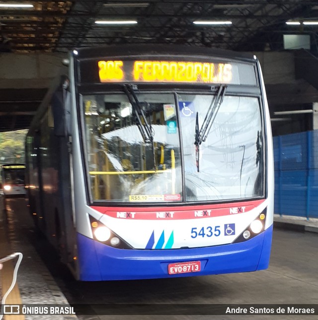 Next Mobilidade - ABC Sistema de Transporte 5435 na cidade de São Paulo, São Paulo, Brasil, por Andre Santos de Moraes. ID da foto: 10304664.