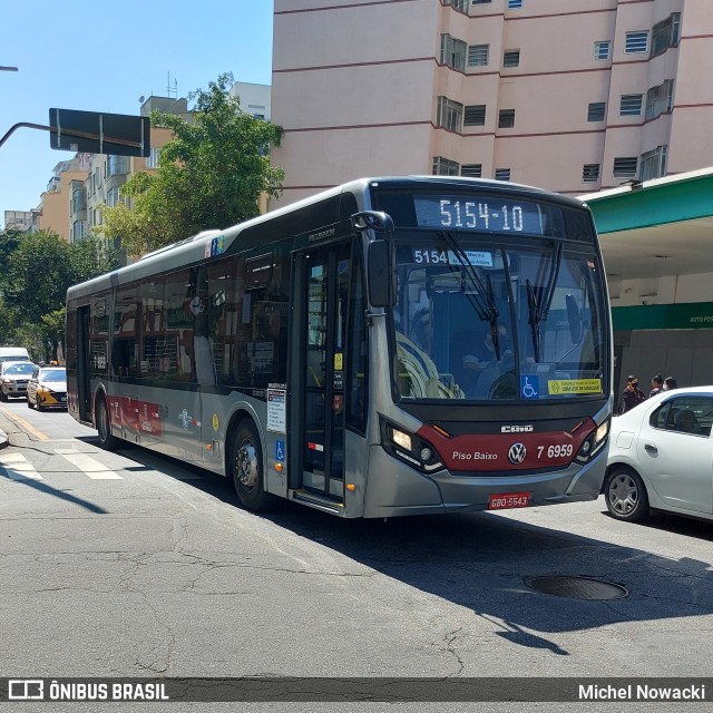 Viação Gatusa Transportes Urbanos 7 6959 na cidade de São Paulo, São Paulo, Brasil, por Michel Nowacki. ID da foto: 10305945.