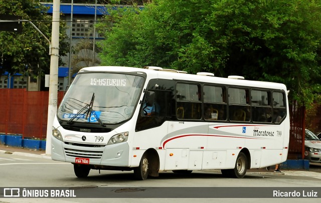 Auto Ônibus Moratense 799 na cidade de Francisco Morato, São Paulo, Brasil, por Ricardo Luiz. Número da foto: #10304914.