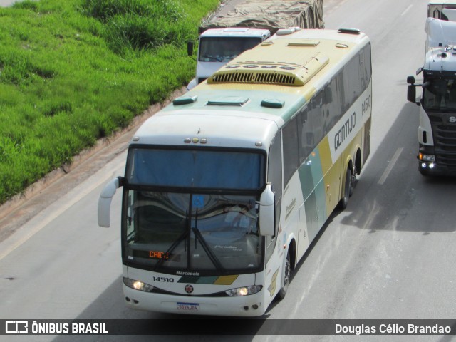 Empresa Gontijo de Transportes 14510 na cidade de Belo Horizonte, Minas Gerais, Brasil, por Douglas Célio Brandao. Número da foto: #10305413.