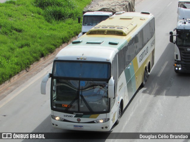 Empresa Gontijo de Transportes 14510 na cidade de Belo Horizonte, Minas Gerais, Brasil, por Douglas Célio Brandao. ID da foto: 10305413.