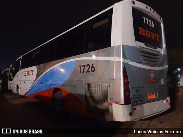 BBTT - Benfica Barueri Transporte e Turismo 1726 na cidade de Sorocaba, São Paulo, Brasil, por Lucas Vinicius Ferreira. Número da foto: #10305100.