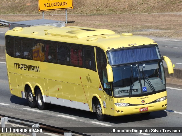 Viação Itapemirim 8925 na cidade de Lavrinhas, São Paulo, Brasil, por Jhonatan Diego da Silva Trevisan. ID da foto: 10304600.