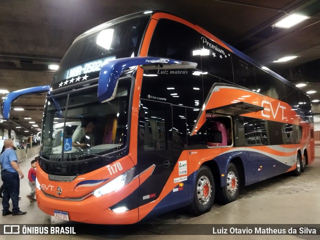 EVT Transportes 1170 na cidade de Belo Horizonte, Minas Gerais, Brasil, por Luiz Otavio Matheus da Silva. Número da foto: #10307966.
