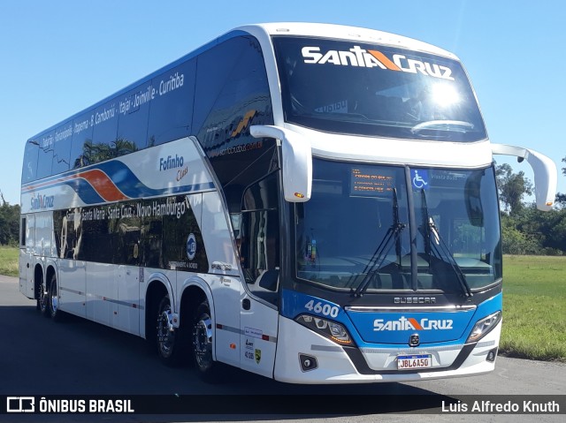 VUSC - Viação União Santa Cruz 4600 na cidade de Santa Cruz do Sul, Rio Grande do Sul, Brasil, por Luis Alfredo Knuth. Número da foto: #10306815.