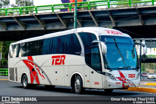 TER - Transportes Estrella Roja de Cuautla 3099 na cidade de Coyoacán, Ciudad de México, México, por Omar Ramírez Thor2102. ID da foto: 10308430.