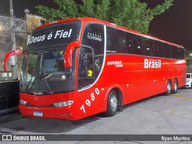 Trans Brasil > TCB - Transporte Coletivo Brasil 7980 na cidade de Rio de Janeiro, Rio de Janeiro, Brasil, por Ryan Martins. ID da foto: 10307561.