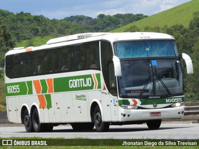 Empresa Gontijo de Transportes 16055 na cidade de Lavrinhas, São Paulo, Brasil, por Jhonatan Diego da Silva Trevisan. ID da foto: 10309056.