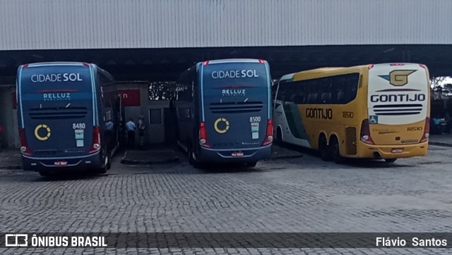 Empresa Gontijo de Transportes 18510 na cidade de Cruz das Almas, Bahia, Brasil, por Flávio  Santos. Número da foto: #10306527.