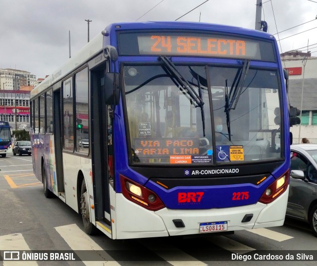 BR7 Mobilidade 2275 na cidade de São Bernardo do Campo, São Paulo, Brasil, por Diego Cardoso da Silva. ID da foto: 10306656.