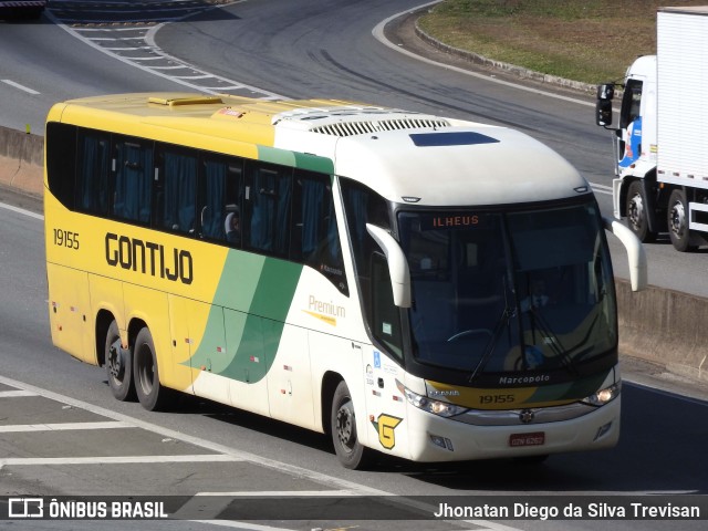 Empresa Gontijo de Transportes 19155 na cidade de Lavrinhas, São Paulo, Brasil, por Jhonatan Diego da Silva Trevisan. ID da foto: 10307920.