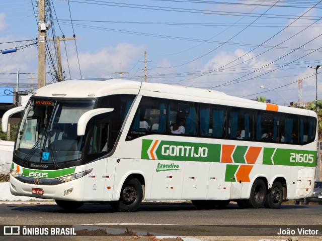 Empresa Gontijo de Transportes 21605 na cidade de Teresina, Piauí, Brasil, por João Victor. Número da foto: #10309032.
