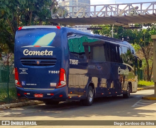 Viação Cometa 719587 na cidade de São Paulo, São Paulo, Brasil, por Diego Cardoso da Silva. ID da foto: 10307567.