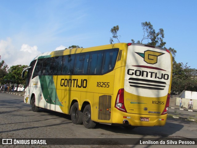 Empresa Gontijo de Transportes 18255 na cidade de Caruaru, Pernambuco, Brasil, por Lenilson da Silva Pessoa. ID da foto: 10307193.