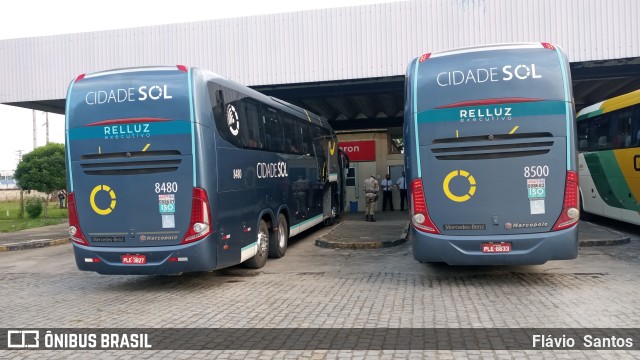 Viação Cidade Sol 8500 na cidade de Cruz das Almas, Bahia, Brasil, por Flávio  Santos. Número da foto: #10306522.