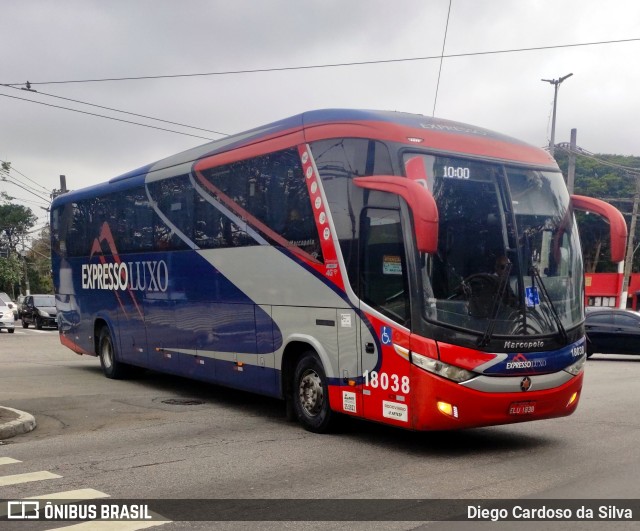 Expresso Luxo 18038 na cidade de São Paulo, São Paulo, Brasil, por Diego Cardoso da Silva. ID da foto: 10306502.