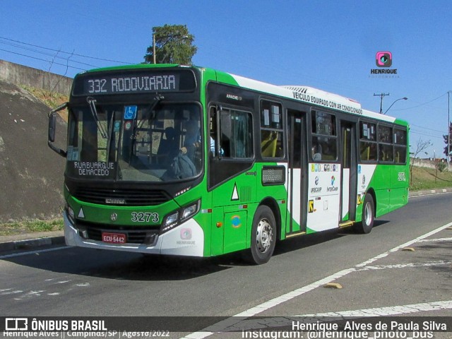 VB Transportes e Turismo 3273 na cidade de Campinas, São Paulo, Brasil, por Henrique Alves de Paula Silva. ID da foto: 10306789.