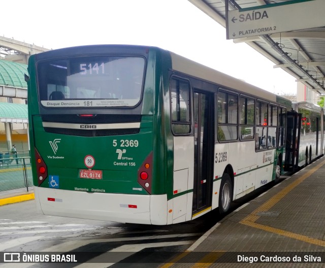 Via Sudeste Transportes S.A. 5 2369 na cidade de São Paulo, São Paulo, Brasil, por Diego Cardoso da Silva. Número da foto: #10306558.