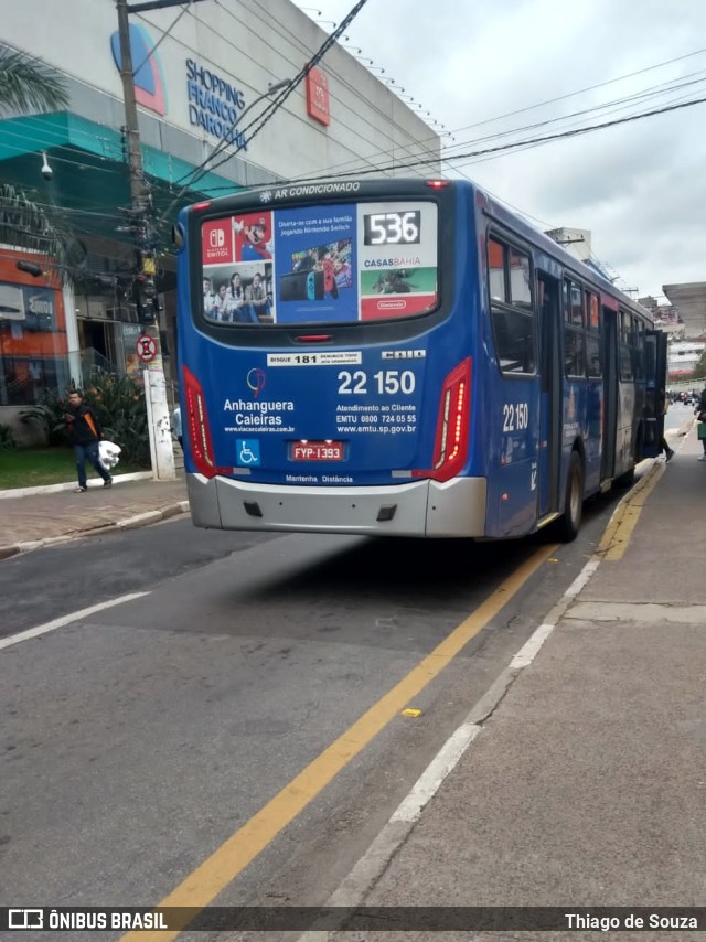 Viação Cidade de Caieiras 22.150 na cidade de Franco da Rocha, São Paulo, Brasil, por Thiago de Souza. Número da foto: #10307187.
