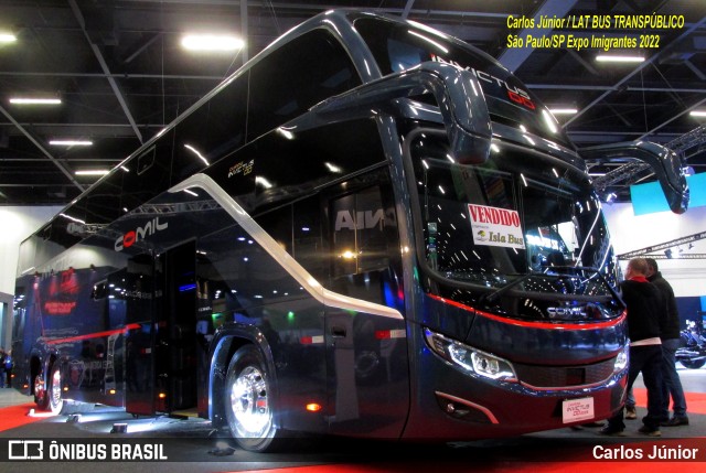 Comil Ônibus NOVO COMIL INVICTUS DD 2023 6X2 na cidade de São Paulo, São Paulo, Brasil, por Carlos Júnior. Número da foto: #10309024.