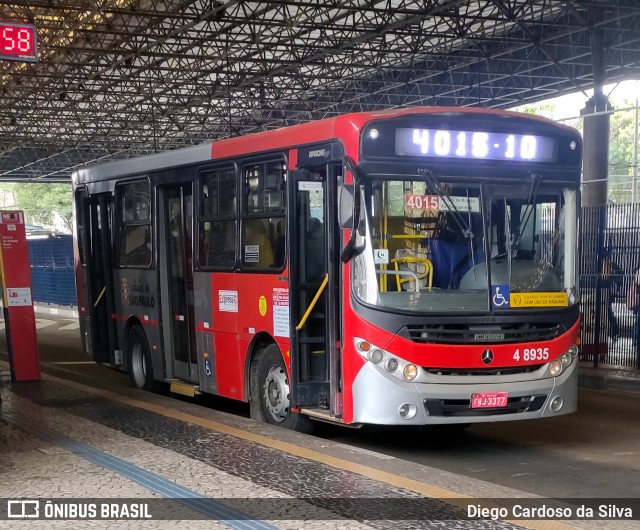 Express Transportes Urbanos Ltda 4 8935 na cidade de São Paulo, São Paulo, Brasil, por Diego Cardoso da Silva. Número da foto: #10307560.
