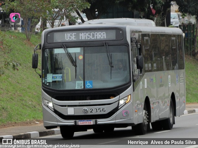 Expresso CampiBus 2356 na cidade de Campinas, São Paulo, Brasil, por Henrique Alves de Paula Silva. Número da foto: #10306787.