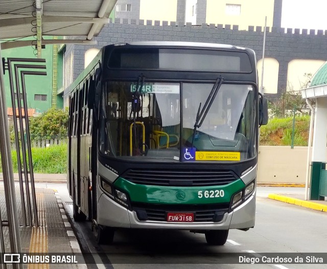 Transunião Transportes 5 6220 na cidade de São Paulo, São Paulo, Brasil, por Diego Cardoso da Silva. Número da foto: #10306678.