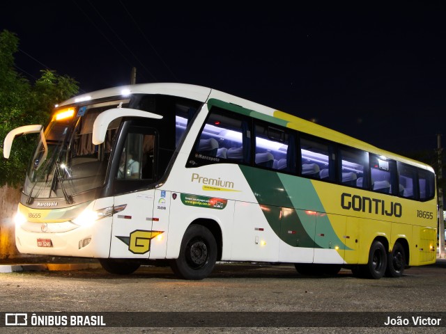 Empresa Gontijo de Transportes 18655 na cidade de Teresina, Piauí, Brasil, por João Victor. ID da foto: 10309028.