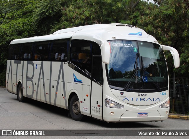 Viação Atibaia São Paulo 1220 na cidade de São Paulo, São Paulo, Brasil, por Vicente de Paulo Alves. Número da foto: #10307236.