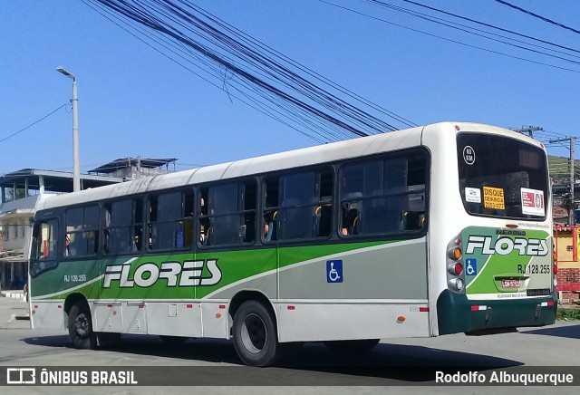 Transportes Flores RJ 128.255 na cidade de São João de Meriti, Rio de Janeiro, Brasil, por Rodolfo Albuquerque. Número da foto: #10307532.