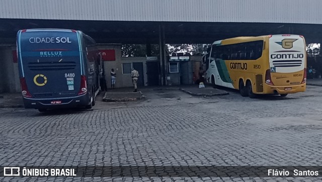 Empresa Gontijo de Transportes 18510 na cidade de Cruz das Almas, Bahia, Brasil, por Flávio  Santos. ID da foto: 10306509.