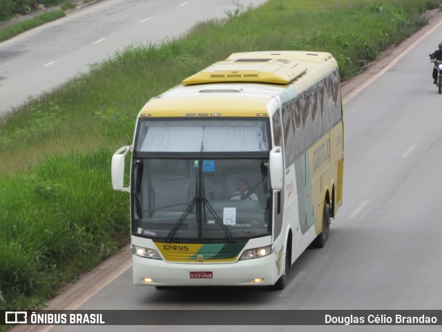 Empresa Gontijo de Transportes 12495 na cidade de Belo Horizonte, Minas Gerais, Brasil, por Douglas Célio Brandao. ID da foto: 10308051.