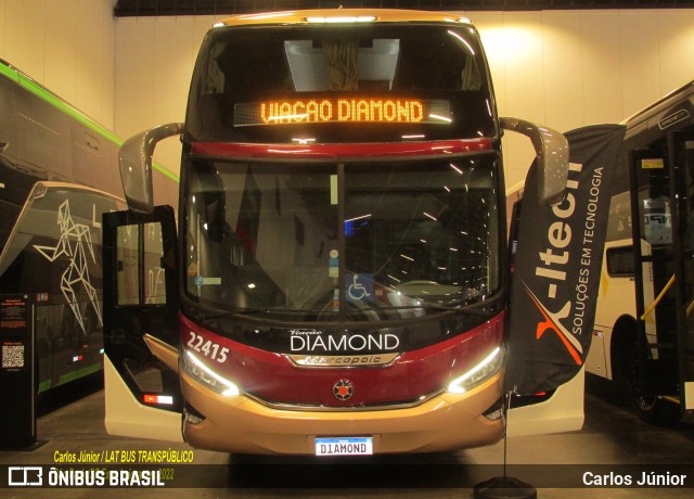 Viação Diamond Turismo 22415 na cidade de São Paulo, São Paulo, Brasil, por Carlos Júnior. Número da foto: #10309025.