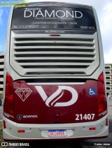 Viação Diamond Turismo 21407 na cidade de São Paulo, São Paulo, Brasil, por Carlos Júnior. Número da foto: #10308427.