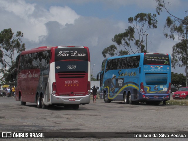 Expresso São Luiz 7830 na cidade de Caruaru, Pernambuco, Brasil, por Lenilson da Silva Pessoa. Número da foto: #10310238.
