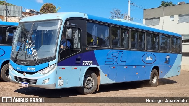 Viação São Luiz 23200 na cidade de Conselheiro Lafaiete, Minas Gerais, Brasil, por Rodrigo  Aparecido. Número da foto: #10310099.