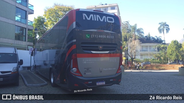 Viação Mimo 19103 na cidade de Petrópolis, Rio de Janeiro, Brasil, por Zé Ricardo Reis. Número da foto: #10310218.