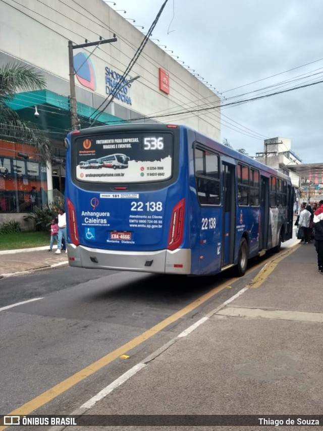 Viação Cidade de Caieiras 22.138 na cidade de Franco da Rocha, São Paulo, Brasil, por Thiago de Souza. Número da foto: #10310070.