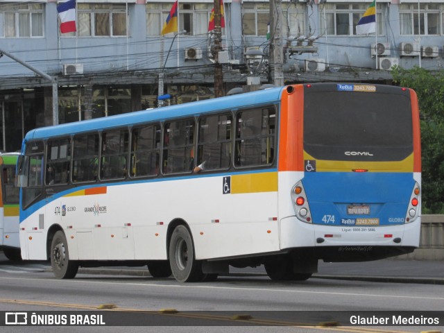 Transportadora Globo 474 na cidade de Recife, Pernambuco, Brasil, por Glauber Medeiros. ID da foto: 10310825.